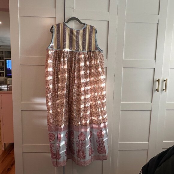 NWT Daughters of India Aahna Boho Maxi Dress in Bluebell Floral- Size XL - Picture 6 of 6